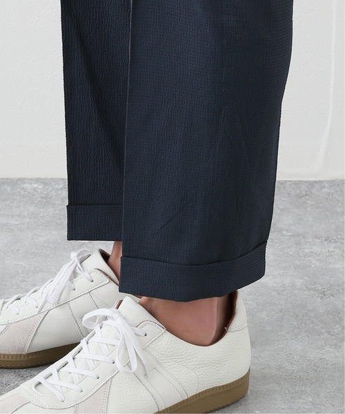 EDIFICE（エディフィス）の「ギンガム サッカー アンクル パンツ【セットアップ対応】（その他パンツ・メンズ・ネイビー/ベージュ・SMALL/MEDIUM/X-LARGE）」の7枚目の写真