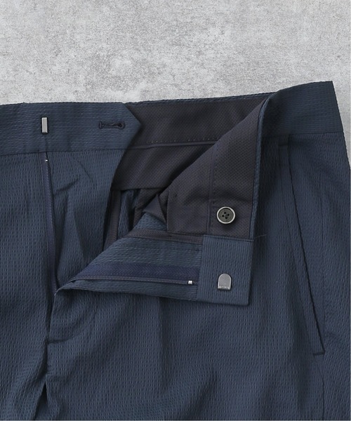 EDIFICE（エディフィス）の「ギンガム サッカー アンクル パンツ【セットアップ対応】（その他パンツ・メンズ・ネイビー/ベージュ・SMALL/MEDIUM/X-LARGE）」の14枚目の写真