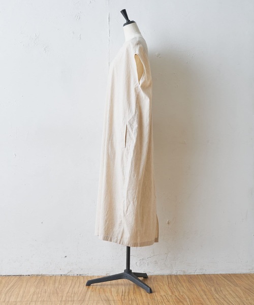 BEARDSLEY（ビアズリー）の「サッカーワンピース（ワンピース・レディース・ベージュ/ブルー・1/0）」の13枚目の写真