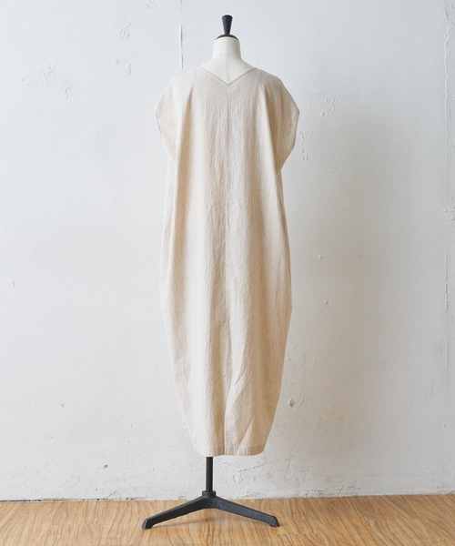 BEARDSLEY（ビアズリー）の「サッカーワンピース（ワンピース・レディース・ベージュ/ブルー・1/0）」の15枚目の写真