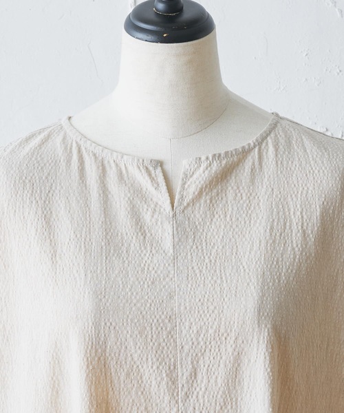 BEARDSLEY（ビアズリー）の「サッカーワンピース（ワンピース・レディース・ベージュ/ブルー・1/0）」の16枚目の写真