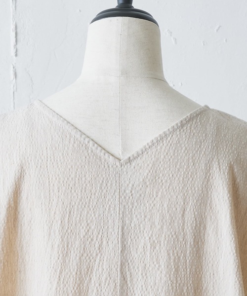 BEARDSLEY（ビアズリー）の「サッカーワンピース（ワンピース・レディース・ベージュ/ブルー・1/0）」の17枚目の写真