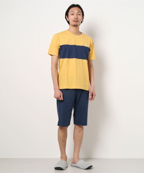 セール Champion メンズルームウェア 綿100 半袖天竺 半パンツパジャマ ルームウェア パジャマ Champion チャンピオン のファッション通販 Zozotown