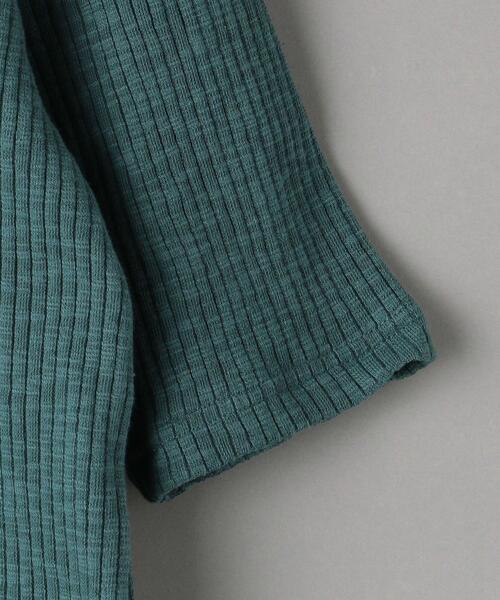 BEAUTY&YOUTH UNITED ARROWS（ビューティーアンドユースユナイテッドアローズ）の「BY スラブリブバックラウンドネックショートスリーブカットソー ◆（Tシャツ/カットソー・レディース・ホワイト/ダークグレー/ケリー・FREE）」の19枚目の写真