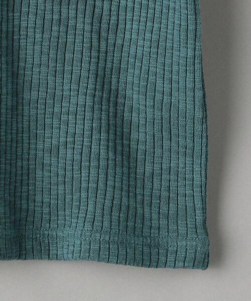 BEAUTY&YOUTH UNITED ARROWS（ビューティーアンドユースユナイテッドアローズ）の「BY スラブリブバックラウンドネックショートスリーブカットソー ◆（Tシャツ/カットソー・レディース・ホワイト/ダークグレー/ケリー・FREE）」の18枚目の写真