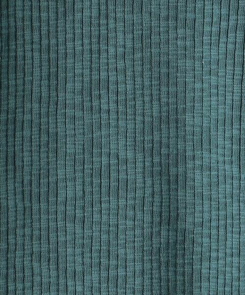 BEAUTY&YOUTH UNITED ARROWS（ビューティーアンドユースユナイテッドアローズ）の「BY スラブリブバックラウンドネックショートスリーブカットソー ◆（Tシャツ/カットソー・レディース・ホワイト/ダークグレー/ケリー・FREE）」の17枚目の写真