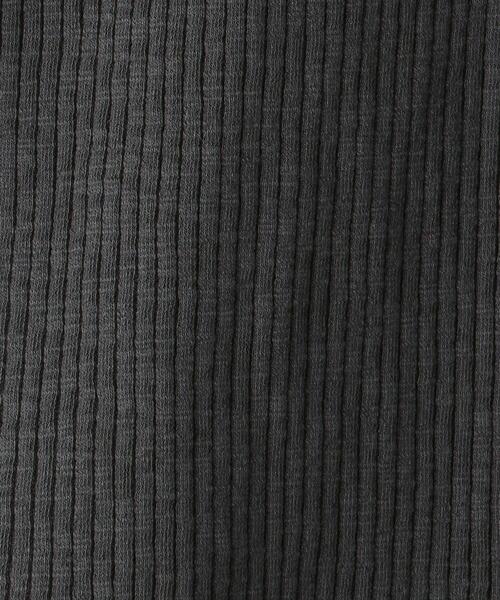 BEAUTY&YOUTH UNITED ARROWS（ビューティーアンドユースユナイテッドアローズ）の「BY スラブリブバックラウンドネックショートスリーブカットソー ◆（Tシャツ/カットソー・レディース・ホワイト/ダークグレー/ケリー・FREE）」の13枚目の写真