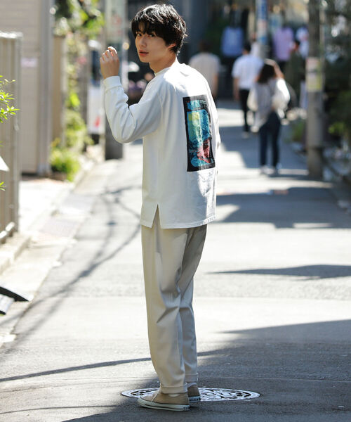 BeAMS DOT（ビームスドット）の「BeAMS DOT / スリム テーパードパンツ21FW（スラックス・メンズ・ブラウン/オフホワイト・SMALL/MEDIUM/LARGE）」の8枚目の写真