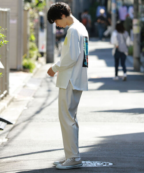 BeAMS DOT（ビームスドット）の「BeAMS DOT / スリム テーパードパンツ21FW（スラックス・メンズ・ブラウン/オフホワイト・SMALL/MEDIUM/LARGE）」の10枚目の写真