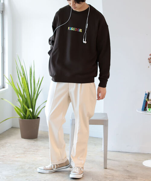 BeAMS DOT（ビームスドット）の「BeAMS DOT / スリム テーパードパンツ21FW（スラックス・メンズ・ブラウン/オフホワイト・SMALL/MEDIUM/LARGE）」の9枚目の写真
