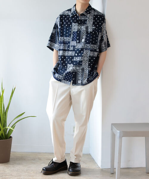 BeAMS DOT（ビームスドット）の「BeAMS DOT / スリム テーパードパンツ21FW（スラックス・メンズ・ブラウン/オフホワイト・SMALL/MEDIUM/LARGE）」の14枚目の写真