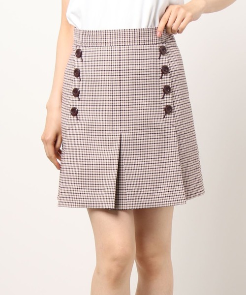 SEE BY CHLOE(シーバイクロエ)の「Aラインのショートスカート(スカート・レディース・ベージュ系その他・34/36)」の1枚目の写真