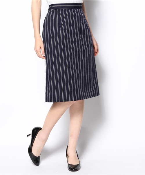 Chico（チコ）の「ストライプタイトSKT（スカート・レディース・ネイビー/ブラック・FREE）」の11枚目の写真