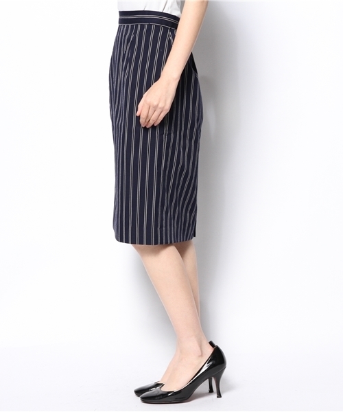 Chico（チコ）の「ストライプタイトSKT（スカート・レディース・ネイビー/ブラック・FREE）」の13枚目の写真