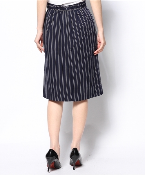 Chico（チコ）の「ストライプタイトSKT（スカート・レディース・ネイビー/ブラック・FREE）」の14枚目の写真