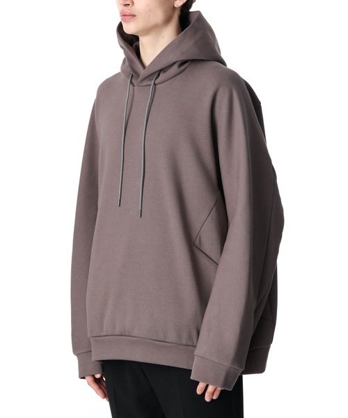 ATTACHMENT（アタッチメント）の「C/PE DOUBLE KNIT HOODED SWEATSHIRT（パーカー・メンズ・ブラウン/ブラック/オフホワイト・2/1/3）」の7枚目の写真