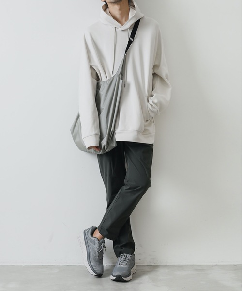 ATTACHMENT（アタッチメント）の「C/PE DOUBLE KNIT HOODED SWEATSHIRT（パーカー・メンズ・ブラウン/ブラック/オフホワイト・2/1/3）」の6枚目の写真