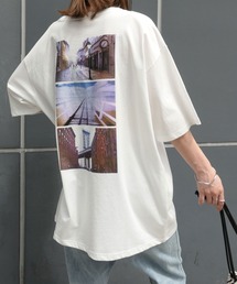 CORNERS | バックフォトプリントオーバーサイズTシャツ(Tシャツ/カットソー)