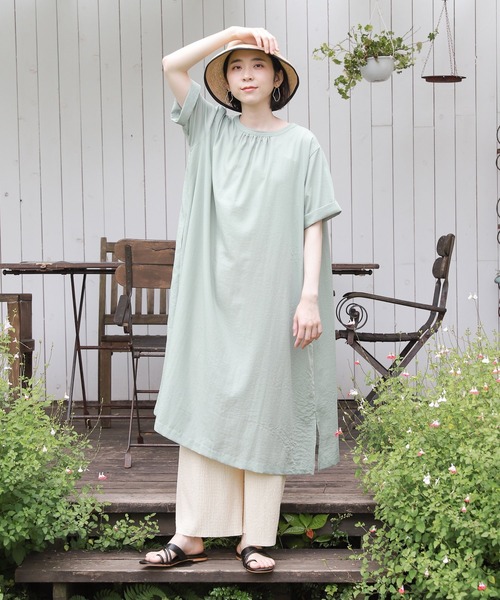 studio CLIP（スタディオクリップ）の「セルフカットポコポコパンツ（その他パンツ・レディース・オレンジ/オリーブ/アイボリー・MEDIUM/LARGE）」の4枚目の写真