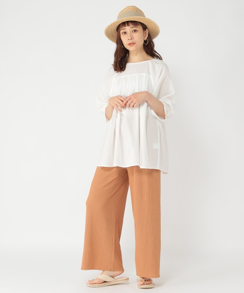 studio CLIP（スタディオクリップ）の「セルフカットポコポコパンツ（その他パンツ・レディース・オレンジ/オリーブ/アイボリー・MEDIUM/LARGE）」の5枚目の写真