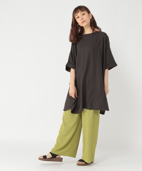 studio CLIP（スタディオクリップ）の「セルフカットポコポコパンツ（その他パンツ・レディース・オレンジ/オリーブ/アイボリー・MEDIUM/LARGE）」の8枚目の写真