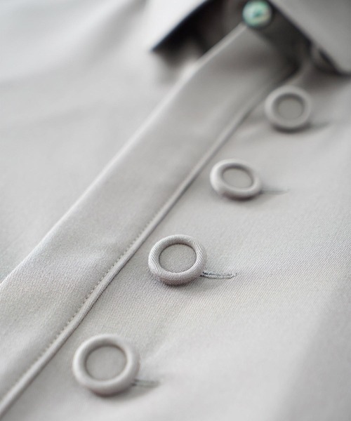 SHAREEF（シャリーフ）の「TR TWILL LONG SHIRTS（シャツ/ブラウス・メンズ・モカ/ブラック/ホワイト系その他・1/2/3）」の19枚目の写真