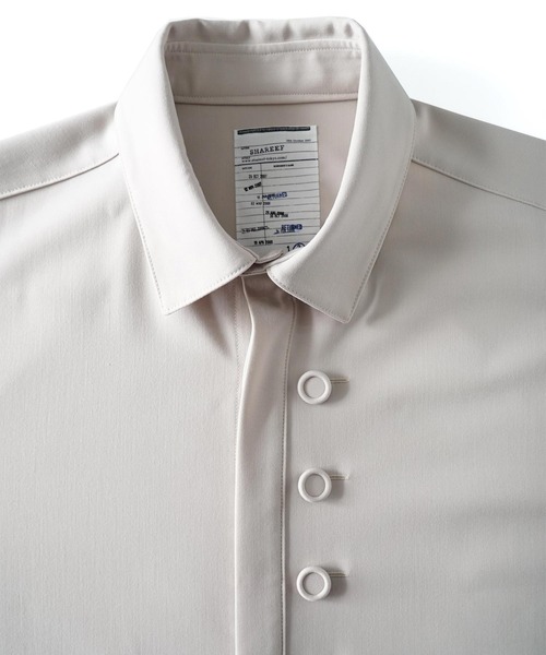 SHAREEF（シャリーフ）の「TR TWILL LONG SHIRTS（シャツ/ブラウス・メンズ・モカ/ブラック/ホワイト系その他・1/2/3）」の20枚目の写真