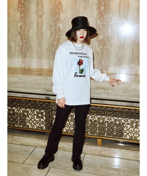 jouetie（ジュエティ）の「イージーフィットフレアパンツ（その他パンツ・レディース・ブラック/カーキ/ブルー/その他1/その他2・SMALL/MEDIUM/LARGE）」の17枚目の写真