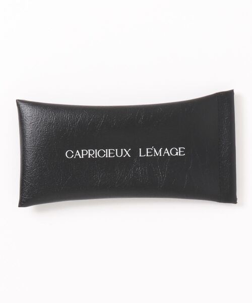 CAPRICIEUX LE'MAGE（カプリシューレマージュ）の「クリアレンズメガネ　ベッコウ（メガネ・レディース・ブラウン・FREE）」の2枚目の写真