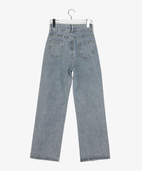 SONA(ソナ)の「SONYUNARA ツーボタンワイドデニムパンツ(デニムパンツ・レディース・ブルー・SMALL/MEDIUM)」の13枚目の写真