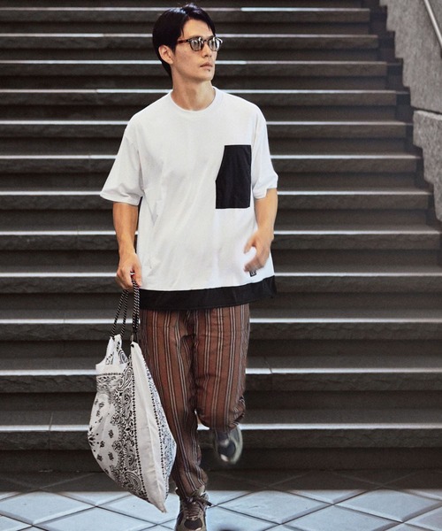 URBAN RESEARCH DOORS（アーバンリサーチドアーズ）の「JACKALL KIRIKAE SHORT-SLEEVE T-SHIRTS（Tシャツ/カットソー・メンズ・オレンジ/グリーン/ホワイト系その他・MEDIUM/LARGE）」の12枚目の写真