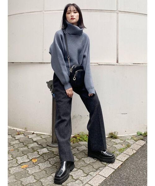 MURUA（ムルーア）の「アーバンワークブーツ（ブーツ・レディース・ブラック/キャメル・35/36/37）」の3枚目の写真