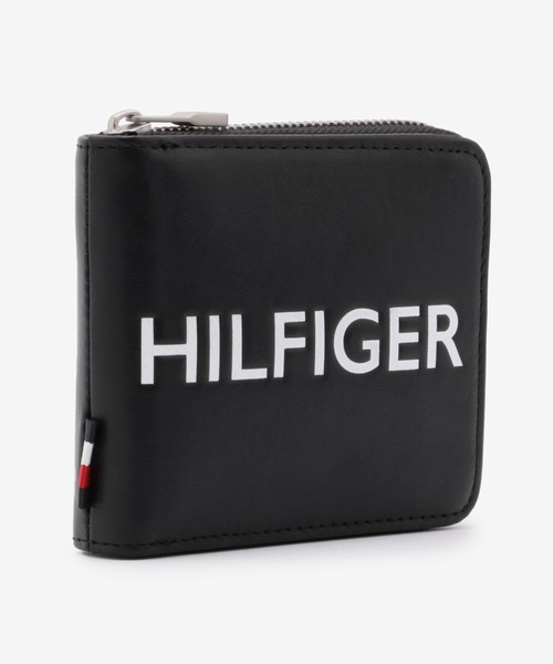 TOMMY HILFIGER（トミーヒルフィガー）の「ロゴリアルレザージップ 