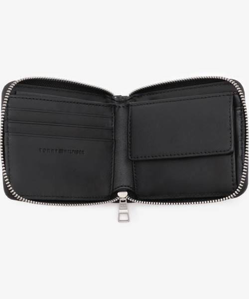 TOMMY HILFIGER（トミーヒルフィガー）の「ロゴリアルレザージップ 