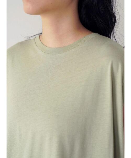 AMERICAN HOLIC(アメリカンホリック)の「アシメトリーヘムフレンチチュニック(Tシャツ/カットソー・レディース・ネイビー/ミント/モカ・M/L)」の21枚目の写真