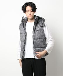 HIDEAWAYS NICOLE | 迷彩ジャカードベスト(その他アウター)