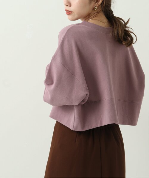 RAY CASSIN（レイカズン）の「前後2wayショート丈カーディガン（Tシャツ/カットソー・レディース・ブルー/ラベンダー/杢グレー・FREE）」の17枚目の写真