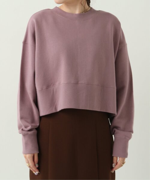 RAY CASSIN（レイカズン）の「前後2wayショート丈カーディガン（Tシャツ/カットソー・レディース・ブルー/ラベンダー/杢グレー・FREE）」の15枚目の写真