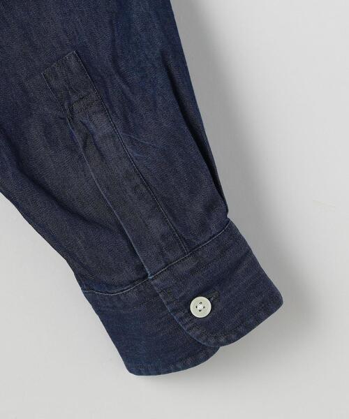 green label relaxing（グリーンレーベルリラクシング）の「＜green label relaxing＞ライトオンス デニム 長袖 シャツ（シャツ/ブラウス・メンズ・ブラック/ネイビー・S/M/L）」の11枚目の写真