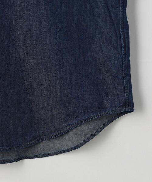 green label relaxing（グリーンレーベルリラクシング）の「＜green label relaxing＞ライトオンス デニム 長袖 シャツ（シャツ/ブラウス・メンズ・ブラック/ネイビー・S/M/L）」の12枚目の写真