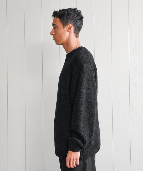 H　BEAUTY&YOUTH UNITED ARROWS（エイチビューティーアンドユースユナイテッドアローズ）の「＜H＞COLOR KNIT/ニット：（ニット/セーター・メンズ・ブラック/イエロー/オレンジ/ケリー/ロイヤルブルー・S/M/L）」の7枚目の写真