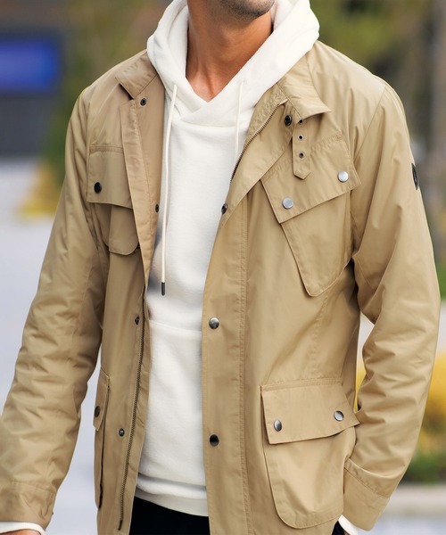 SPENDY'S Store(スペンディーズストア)の「<DH/デービット ヒックス>M-65タイプジャケット(ミリタリージャケット・メンズ・ブラック/ベージュ・LL/L/M)」の2枚目の写真