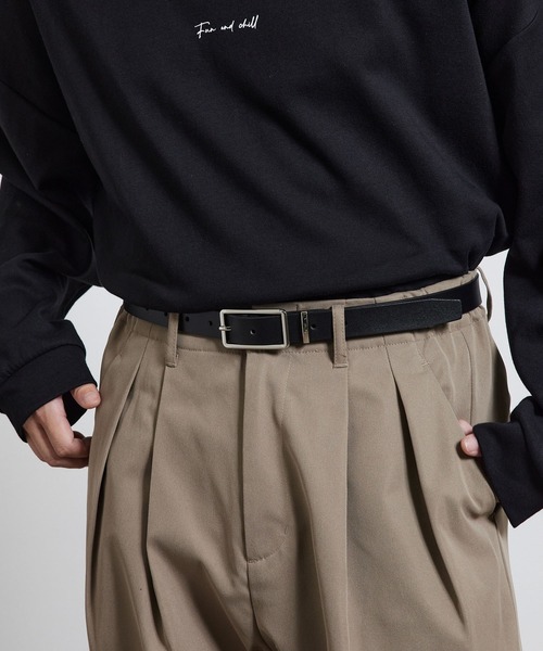 JUNRED(ジュンレッド)の「サルカンメタルベルト(ベルト・メンズ・ブラック/グレー/グレー系その他・FREE)」の2枚目の写真