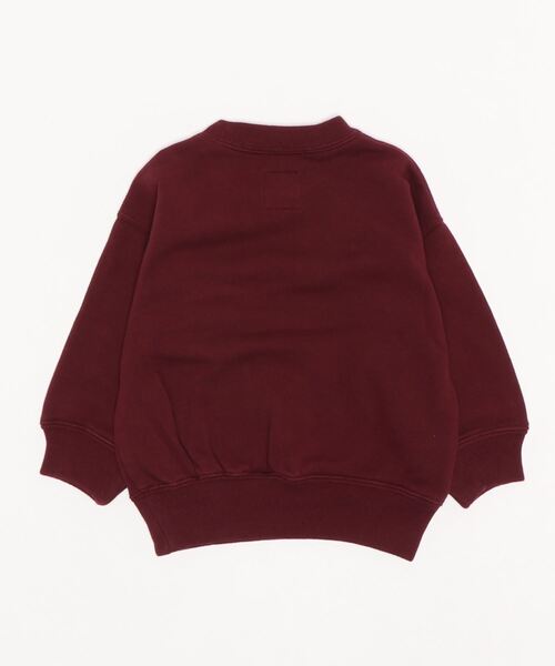 Ocean&Ground（オーシャン&グラウンド）の「カレッジロゴビッグスウェット（80～140cm）（スウェット・キッズ・ワインレッド/グリーン/グレー・110/120/80/130/95/140/90/100）」の4枚目の写真