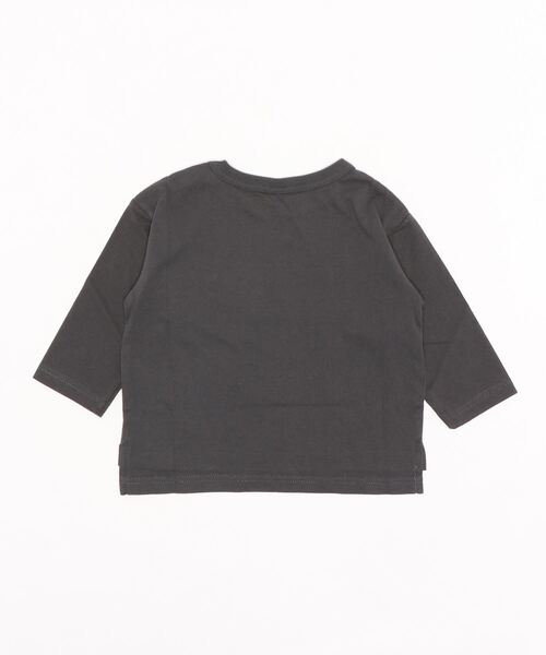 Life Support Products（ライフサポートプロダクツ）の「ワイドムジロンT（80～150cm）（Tシャツ/カットソー・キッズ・ホワイト系その他/パープル/オフホワイト/チャコール/オレンジ/マスタード/パープル系その他・80/90/95/100/110/120/130/140/150）」の8枚目の写真