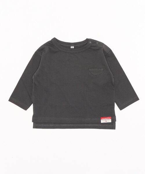 Life Support Products（ライフサポートプロダクツ）の「ワイドムジロンT（80～150cm）（Tシャツ/カットソー・キッズ・ホワイト系その他/パープル/オフホワイト/チャコール/オレンジ/マスタード/パープル系その他・80/90/95/100/110/120/130/140/150）」の16枚目の写真