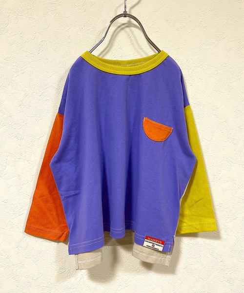 Life Support Products（ライフサポートプロダクツ）の「ワイドムジロンT（80～150cm）（Tシャツ/カットソー・キッズ・ホワイト系その他/パープル/オフホワイト/チャコール/オレンジ/マスタード/パープル系その他・80/90/95/100/110/120/130/140/150）」の17枚目の写真