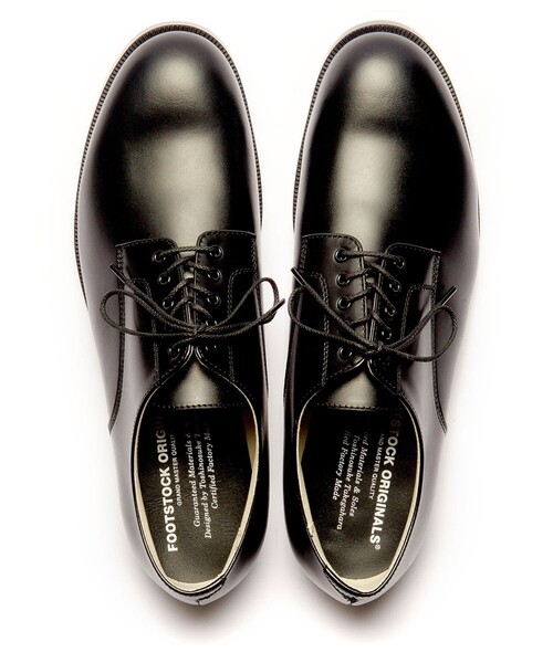 FOOTSTOCK ORIGINALS(フットストックオリジナルズ)の「SERVICEMAN SHOES(ドレスシューズ・メンズ・ブラック・8/9)」の2枚目の写真