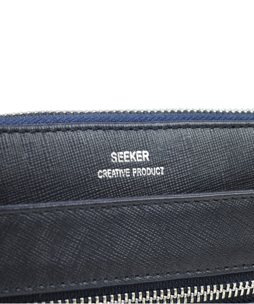 SEEKER(シーカー)の「【CITY】WATERPROOFサフィアーノレザー ウォレットショルダー SKB-021CT7(ショルダーバッグ・メンズ・ネイビー/グレイッシュベージュ/ブラック・FREE)」の14枚目の写真