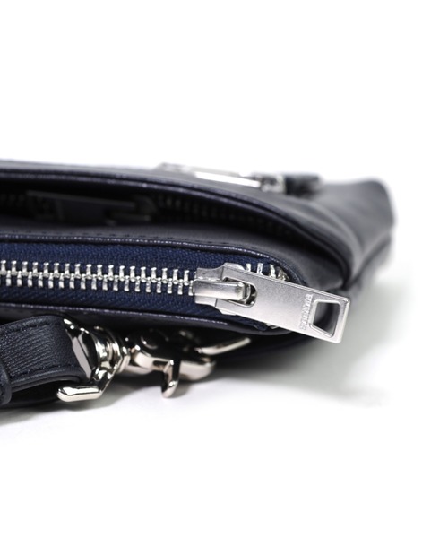 SEEKER(シーカー)の「【CITY】WATERPROOFサフィアーノレザー ウォレットショルダー SKB-021CT7(ショルダーバッグ・メンズ・ネイビー/グレイッシュベージュ/ブラック・FREE)」の11枚目の写真
